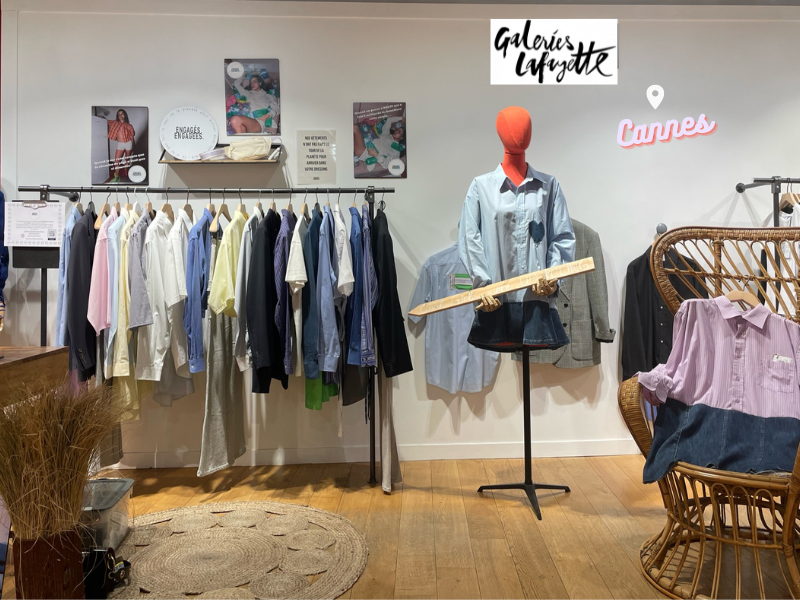 Engagés Engagées s’installe aux Galeries Lafayette de cannes !